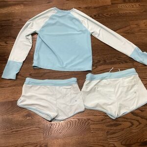 Athleta girl swimsuit/rashguard